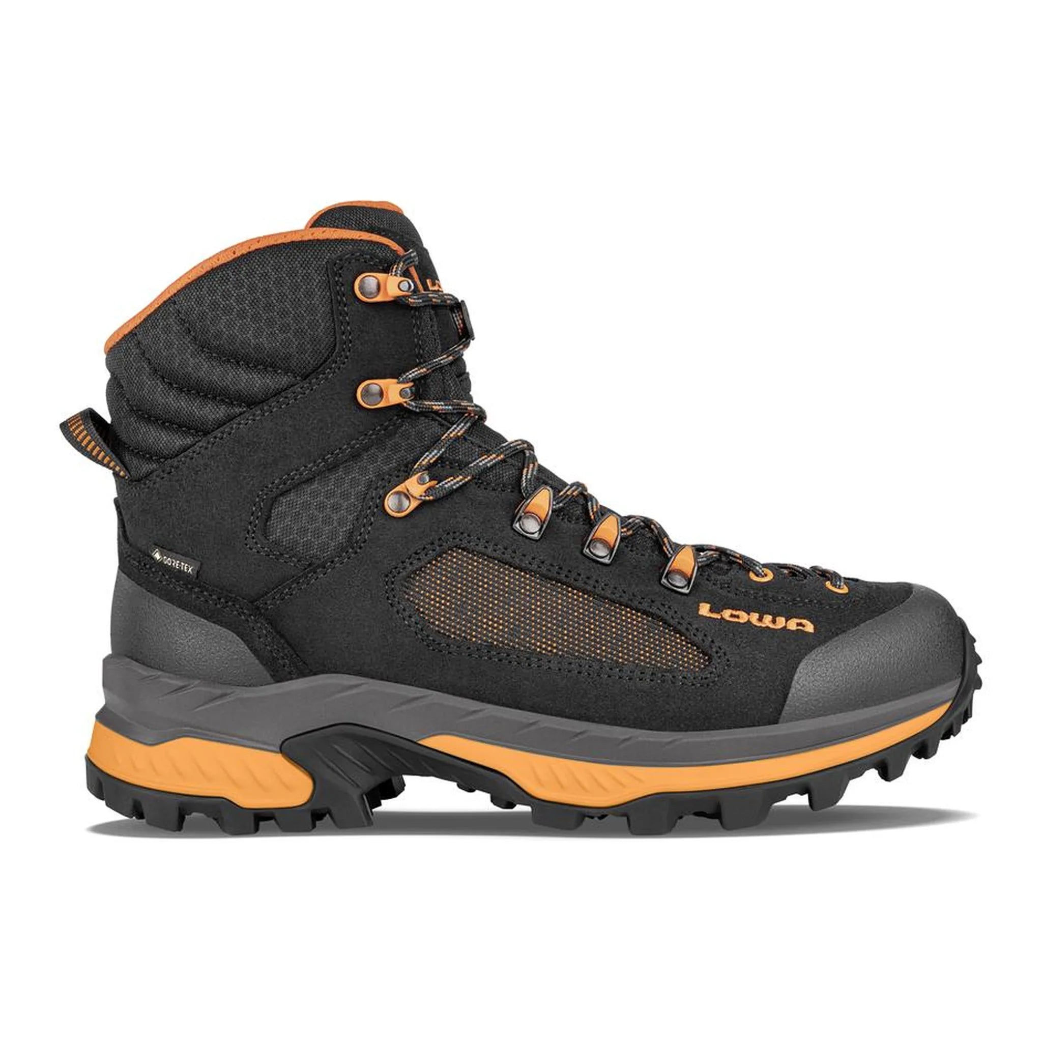 Lowa CORVARA GTX MID schwarz/orange Herren