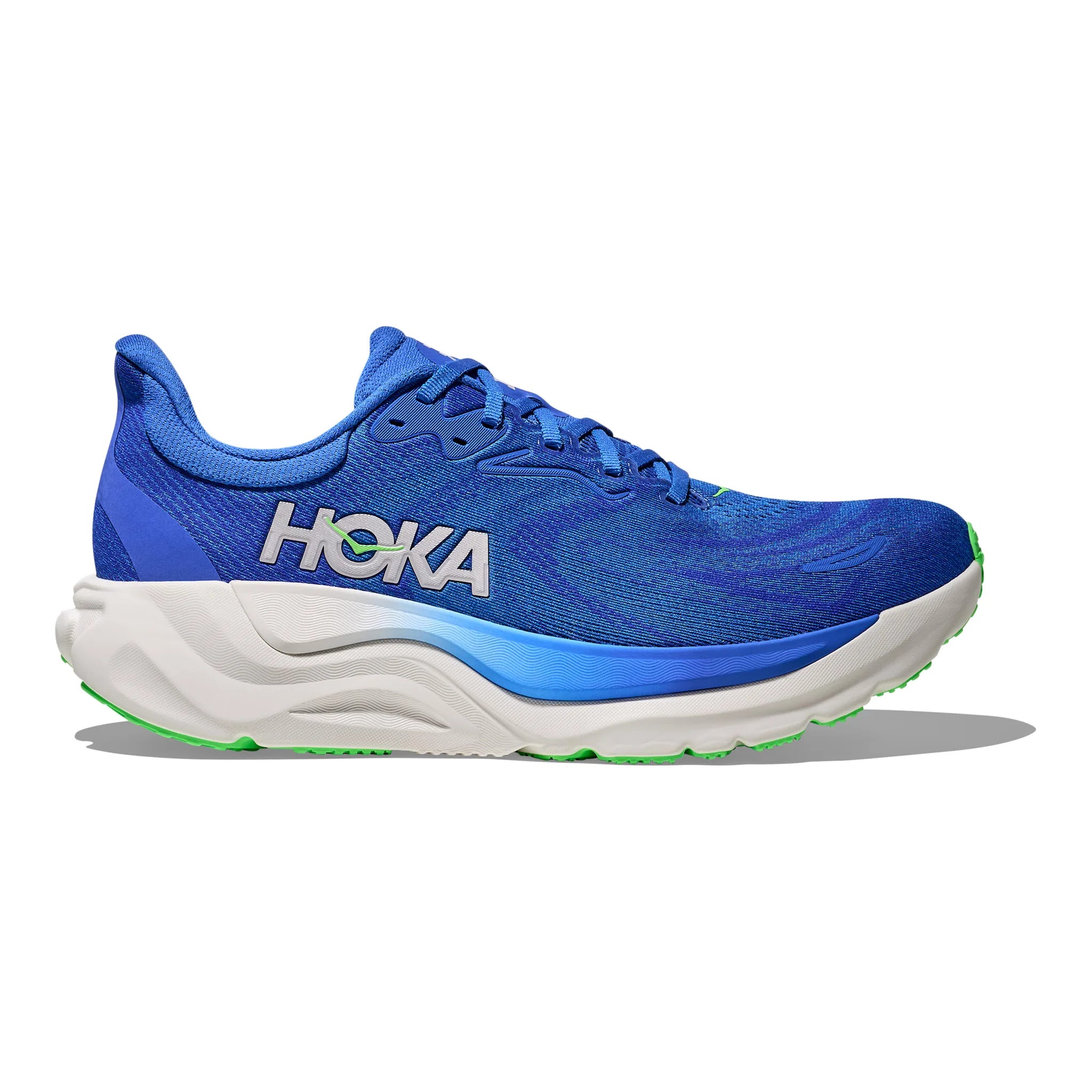 cobalt blue / neon green