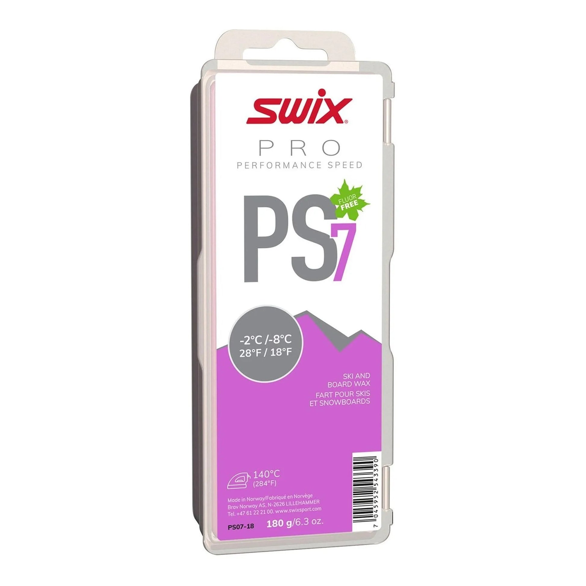 Swix PS7 Violet, -2°C/-8°C, 180g