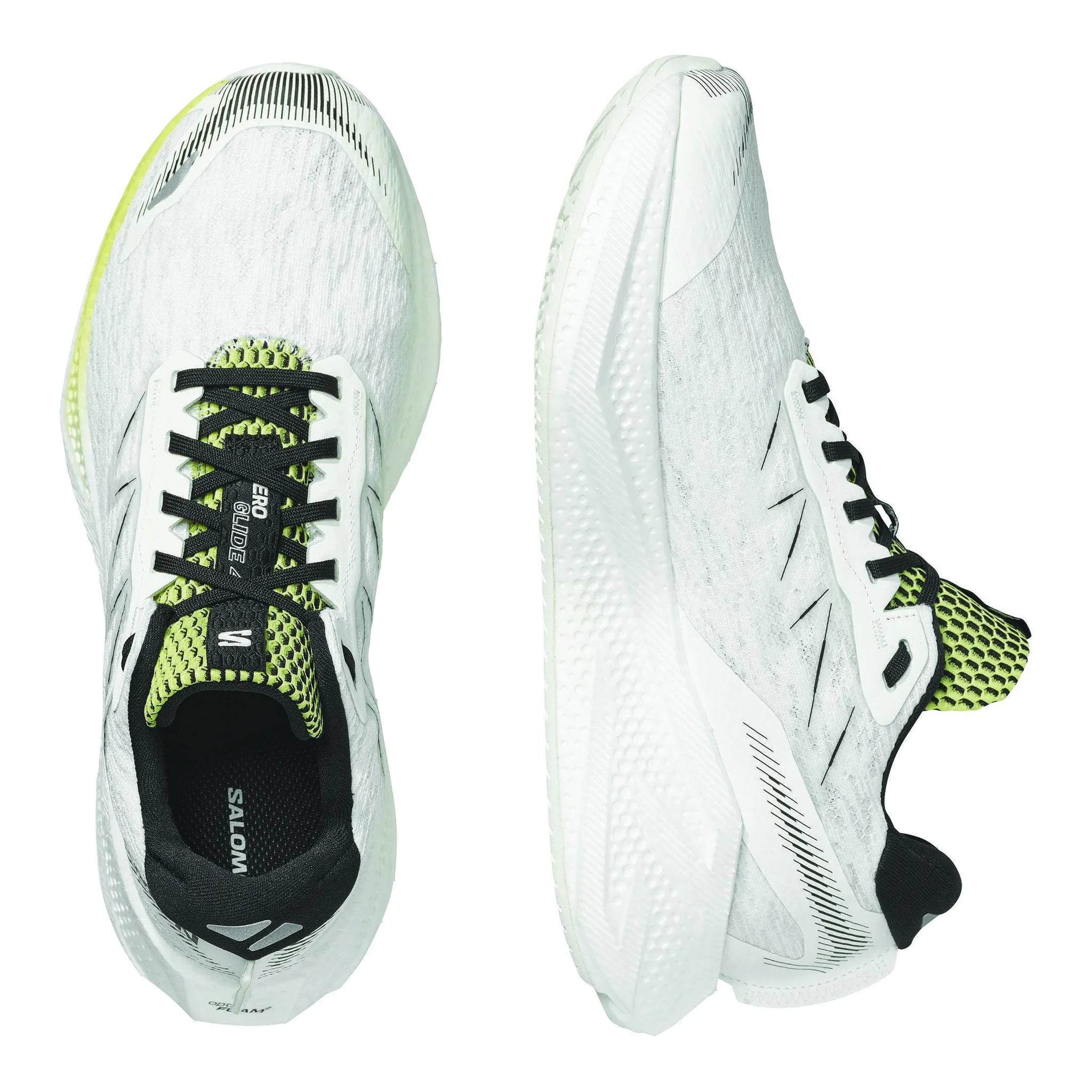 SHOES AERO GLIDE 4 White/Sun Lm/Black
