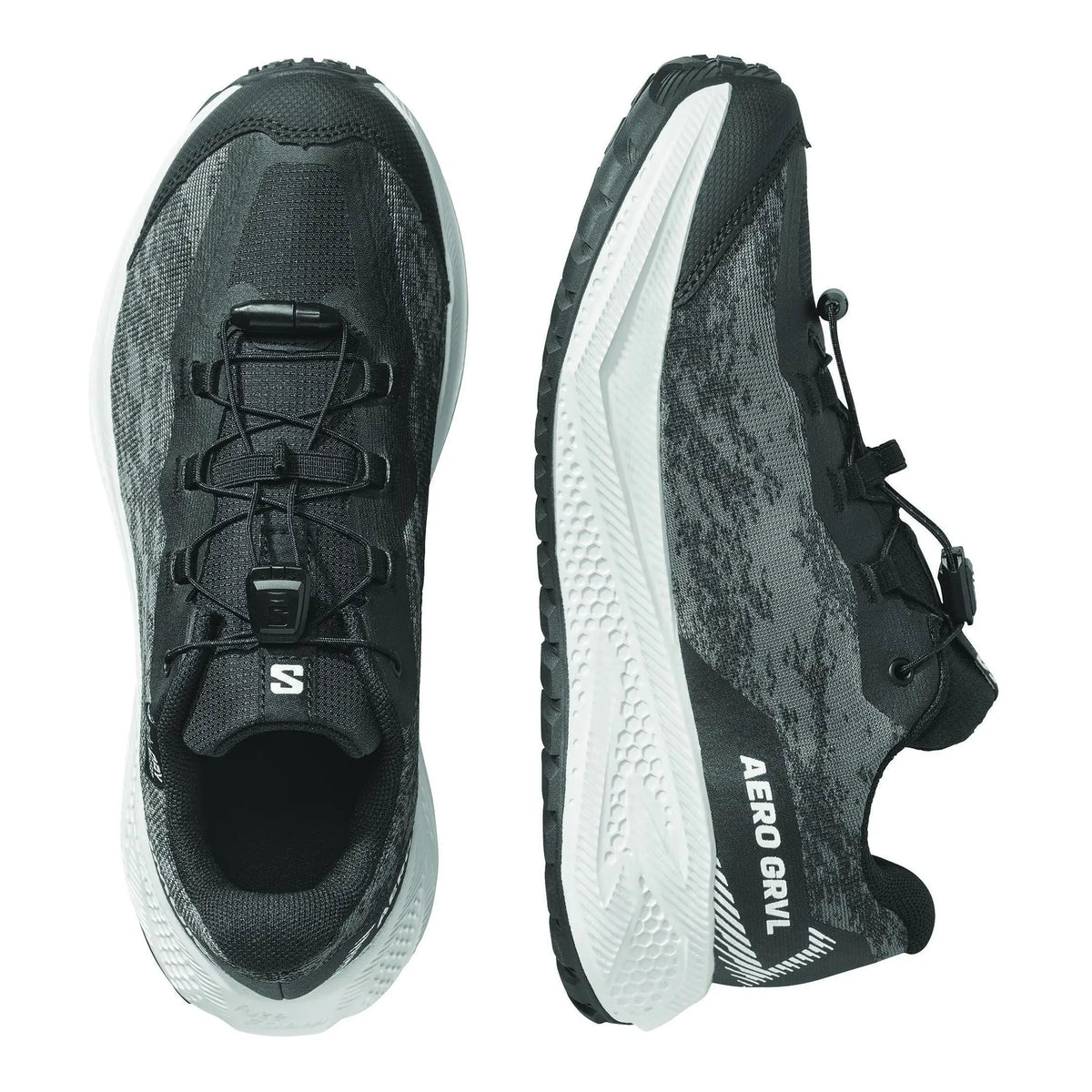 SHOES AERO GRVL WP J Black/White/Black