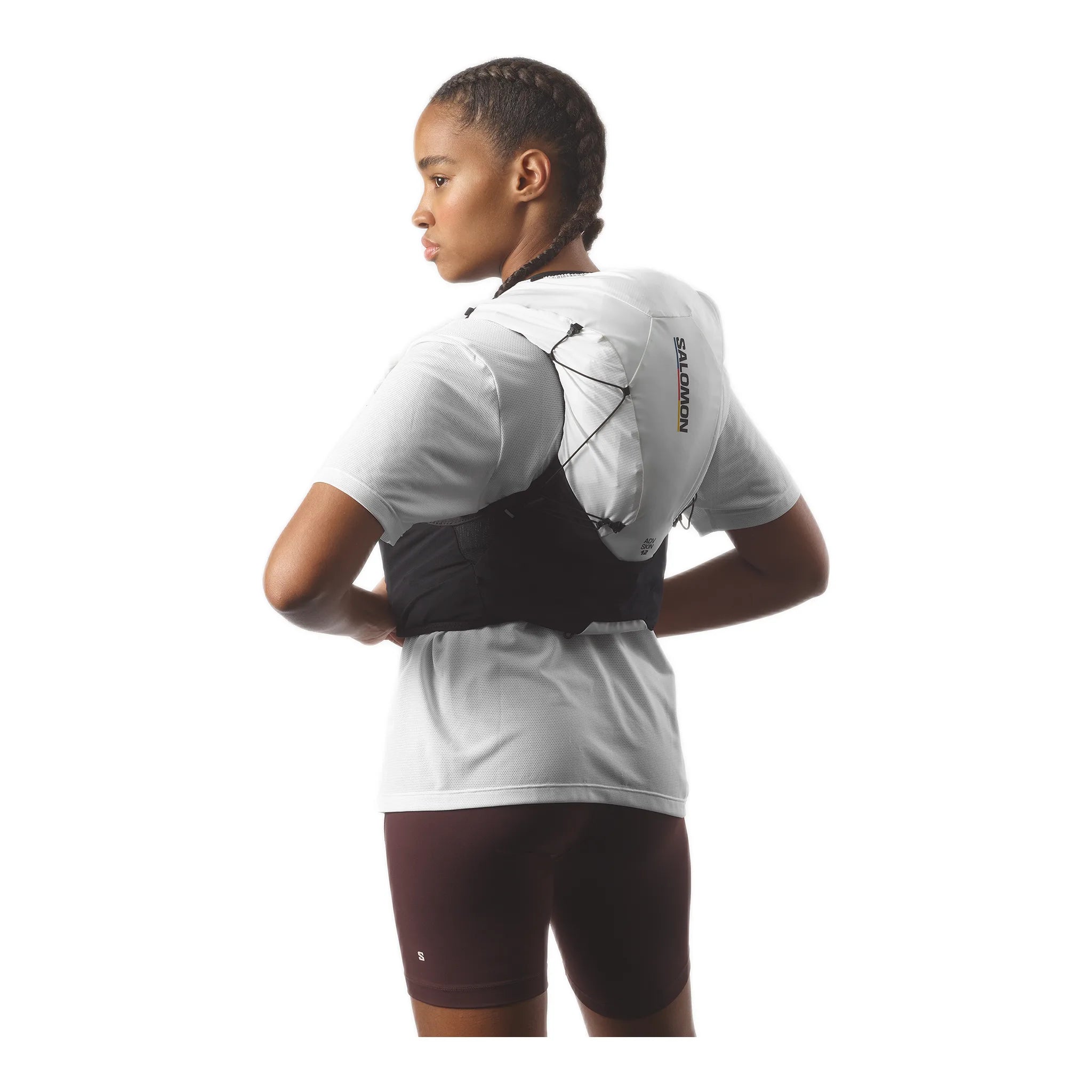 ADV SKIN 12 RACE FLAG SET BLACK/WHITE