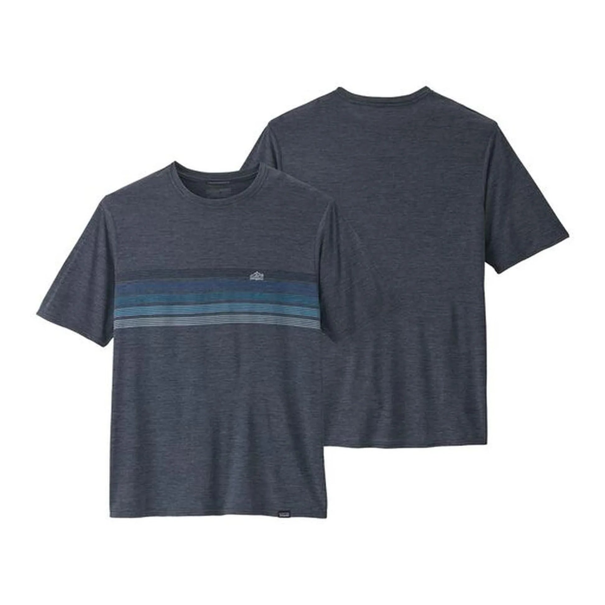 line logo ridge stripe: smolder blue x-dye