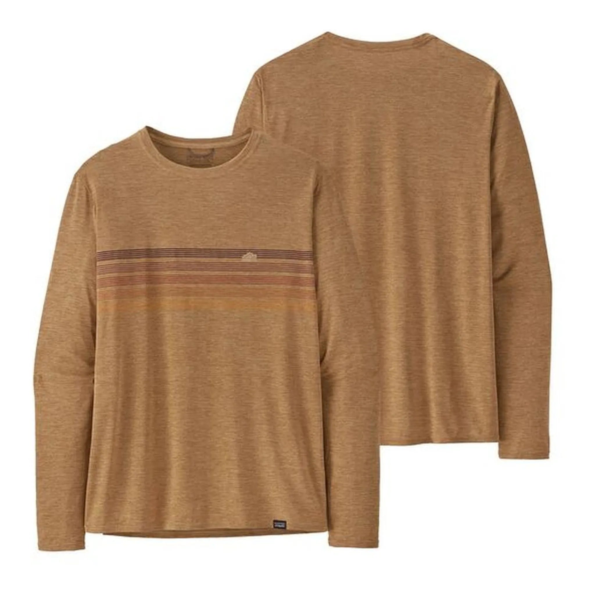 line logo ridge stripe: tinamou tan x-dye