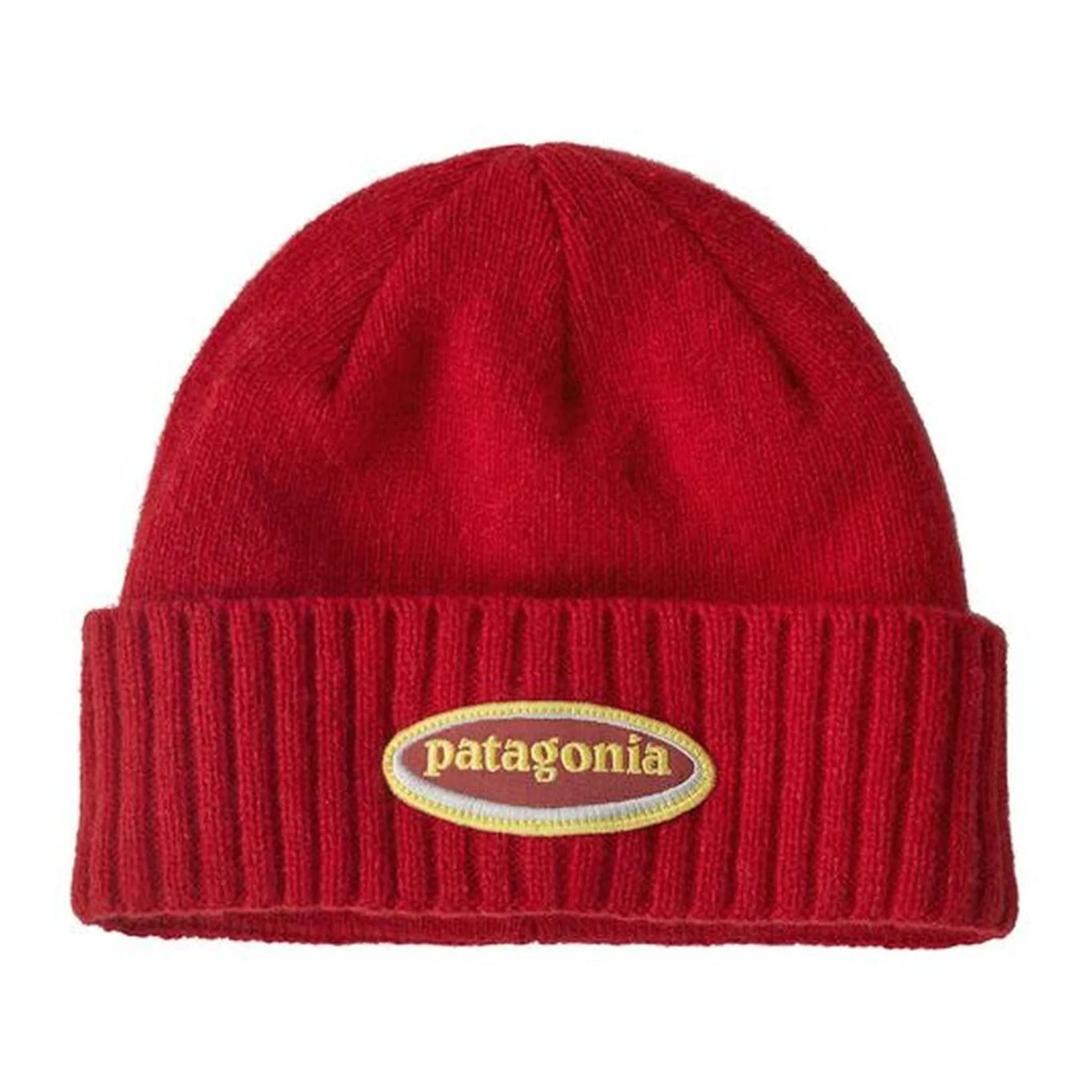 oval logo: amanita red