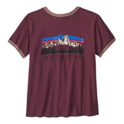 Patagonia W's Fitz Roy Foothills Ringer Tee Womens