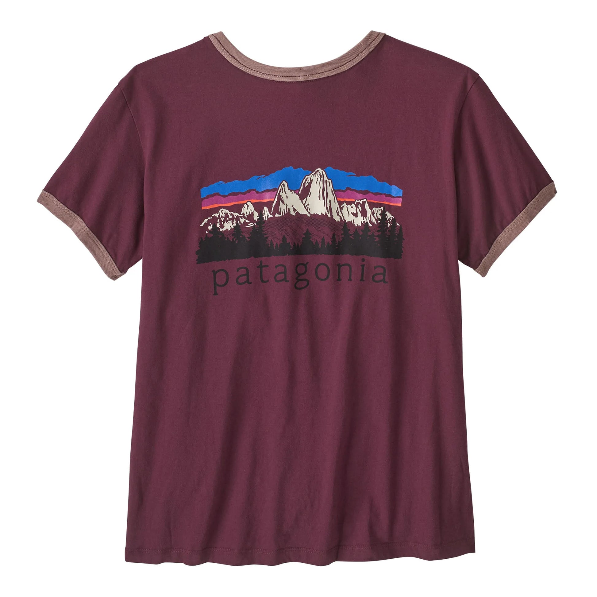 Patagonia W's Fitz Roy Foothills Ringer Tee Womens