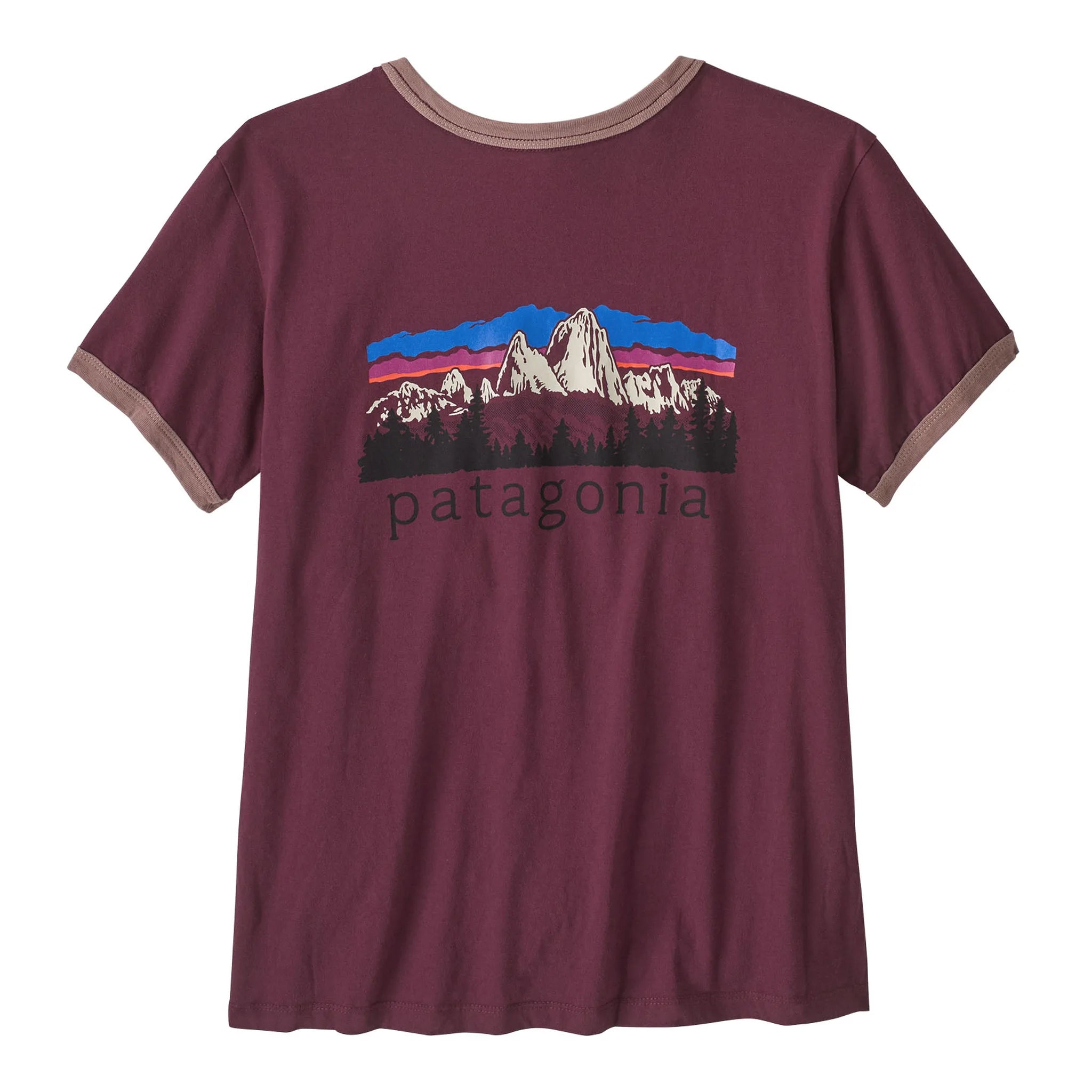 Patagonia W's Fitz Roy Foothills Ringer Tee Womens