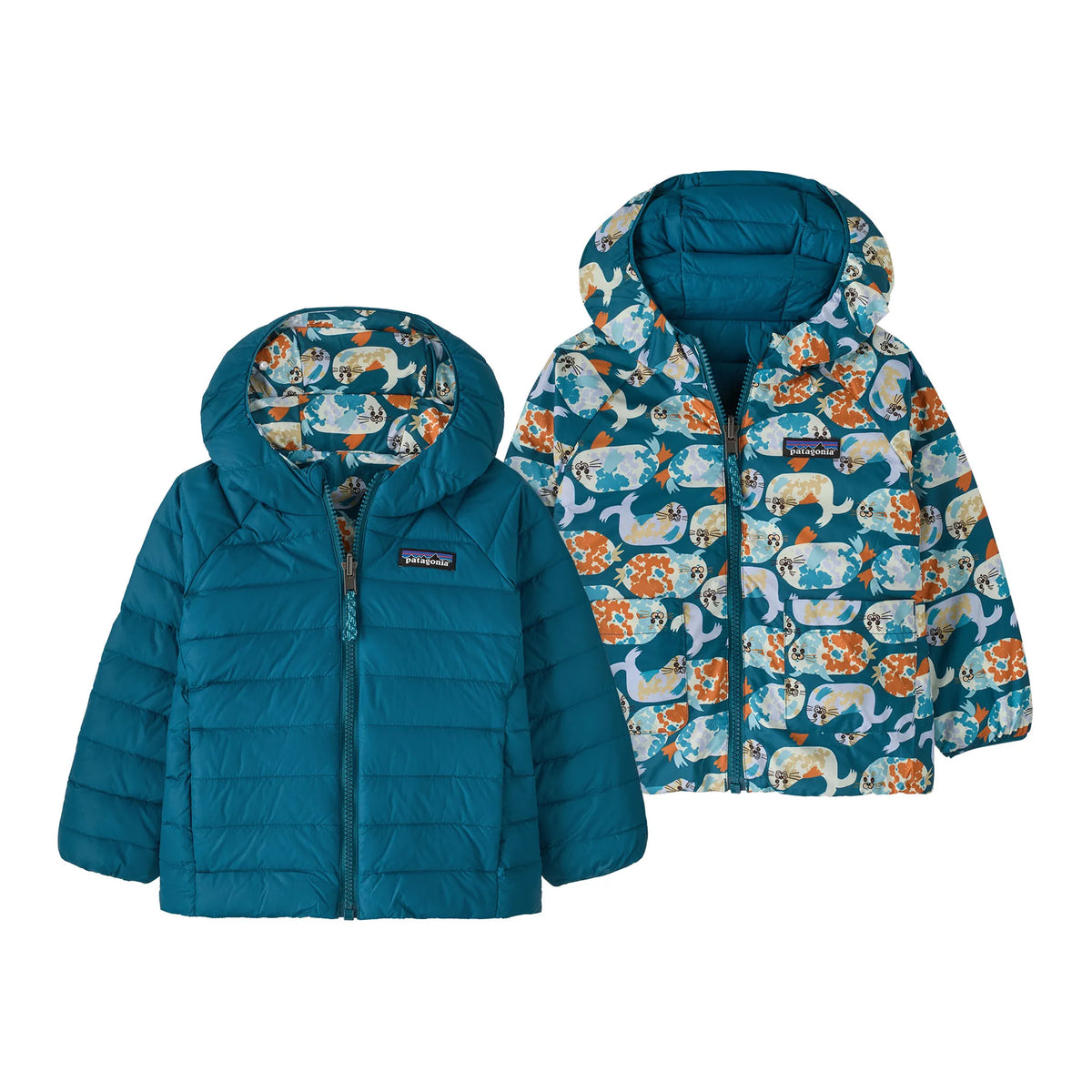 Patagonia Baby Reversible Down Sweater Hoody Unisex