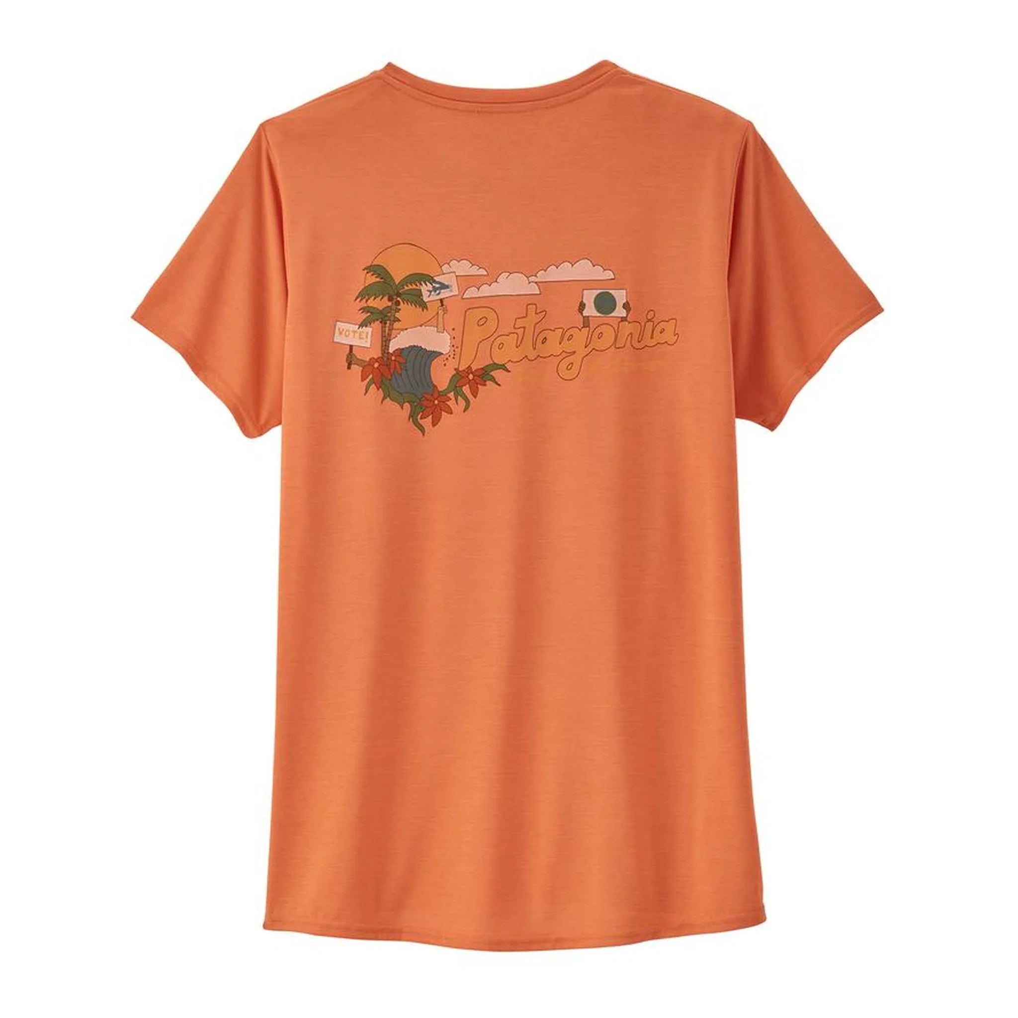 palm protest: tigerlily orange x-dye