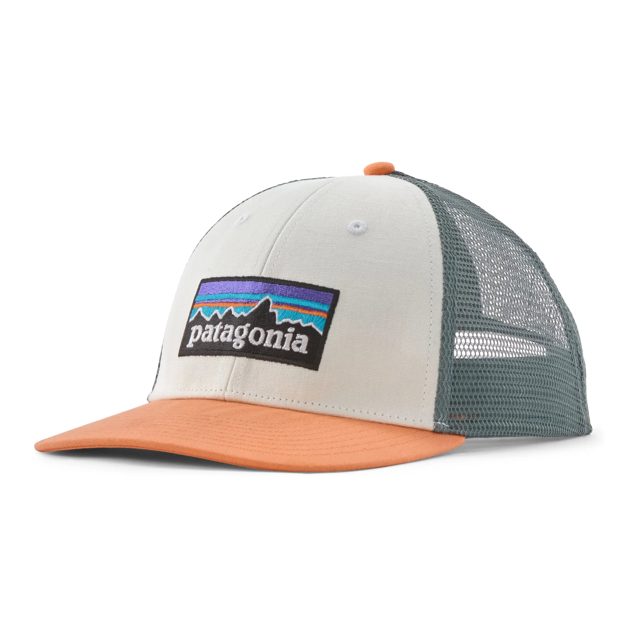 white w/peach sherbet