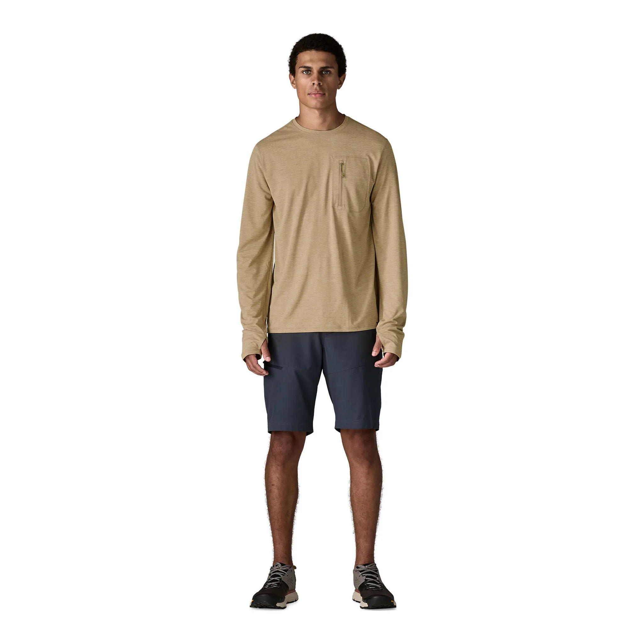 M's L/S Cap Cool Sun Shirt