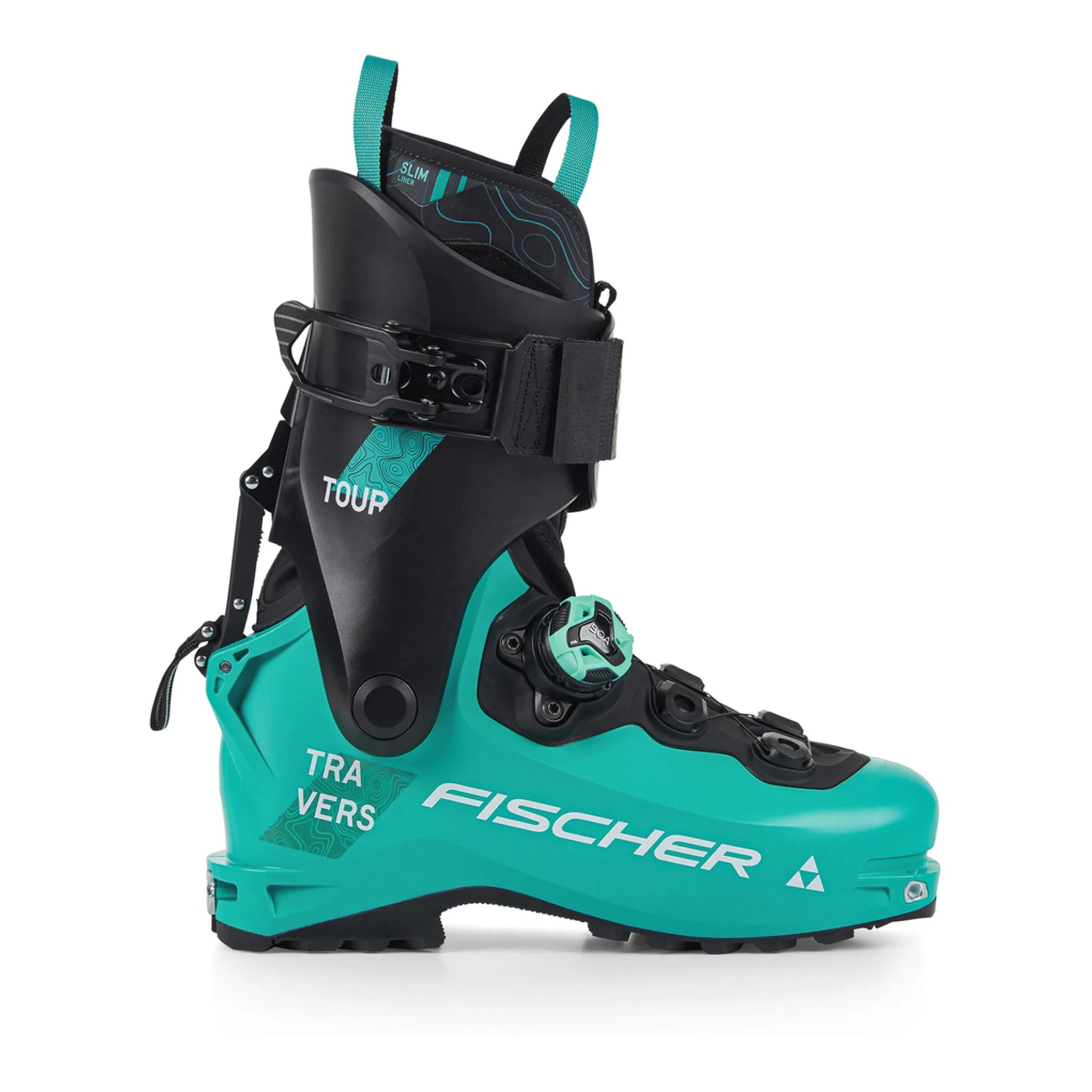 FISCHER TRAVERS TOUR CELESTE/BLACK Damen